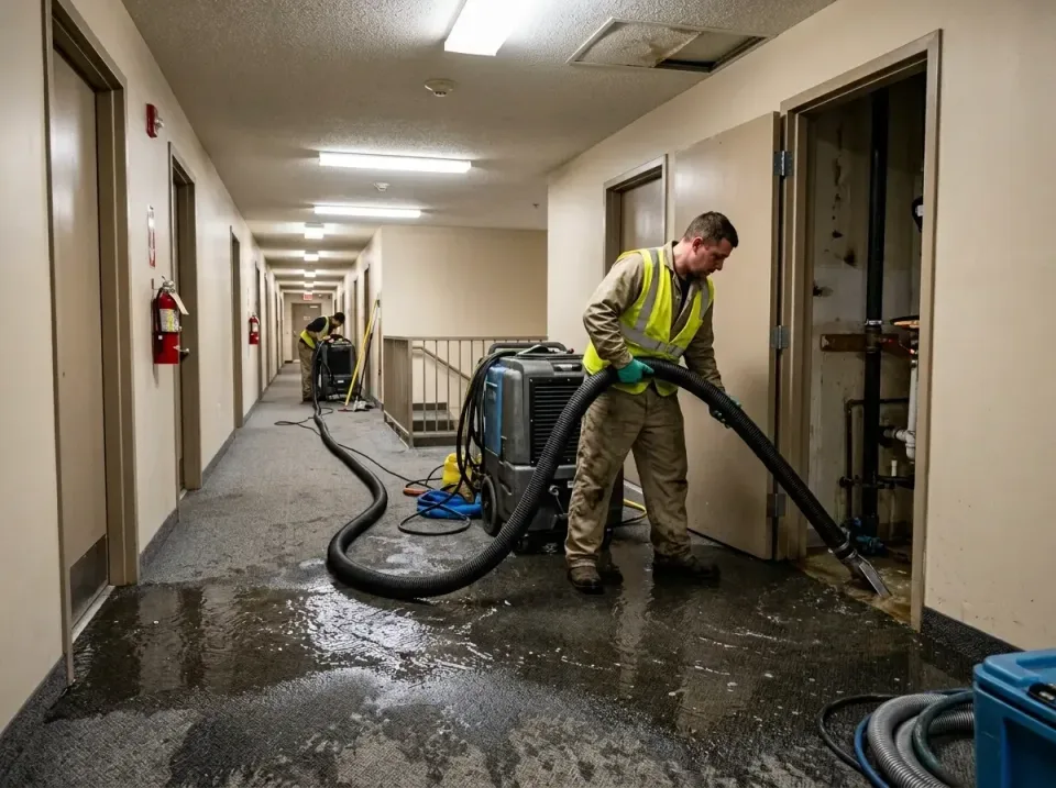 multi-unit-apartment-hallway-f-005 — frequently asked questions, Emergency Burst Pipe Water Extraction & Removal in Eagleton…